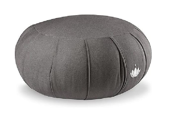 Cojín zafu redondo de meditación de Lotuscrafts