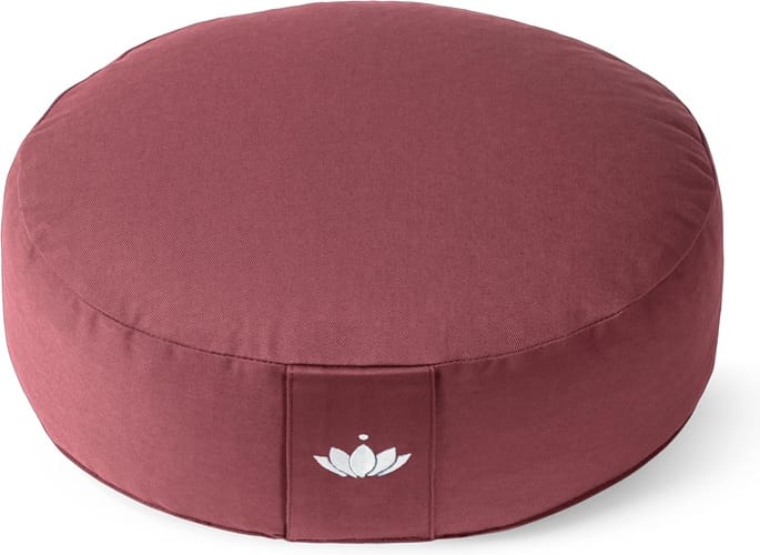 Cojín de yoga y meditación con funda de algodón