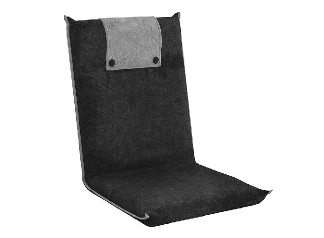 Silla de suelo con respaldo reclinable