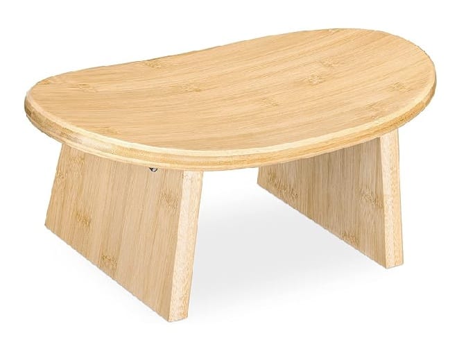 Banco ecológico para meditación