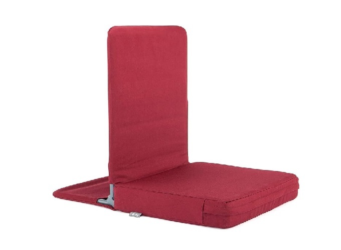 Silla de suelo plegable con respaldo