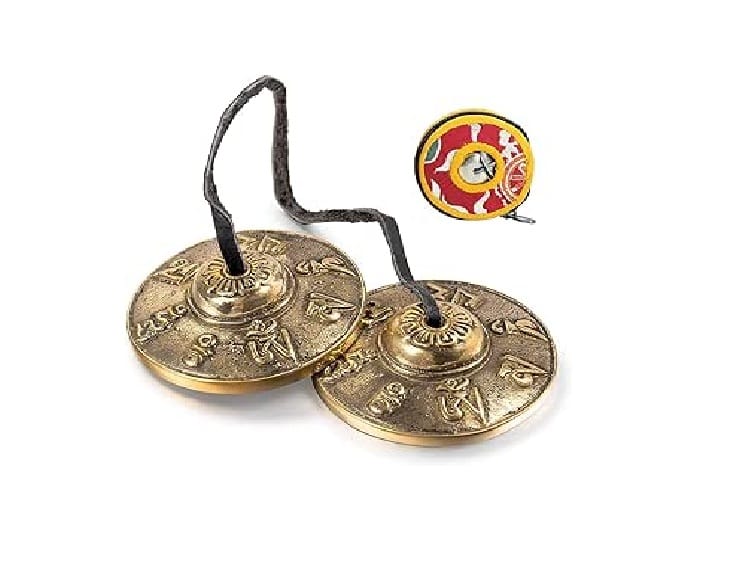 Campanas de meditación con funda