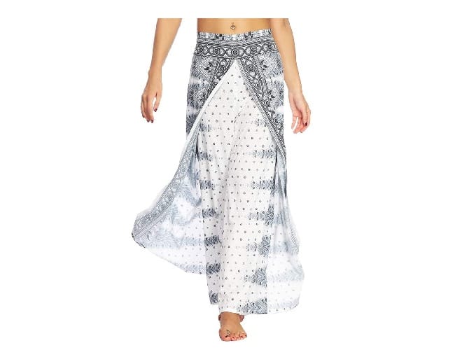 Pantalón ancho de mujer para meditar
